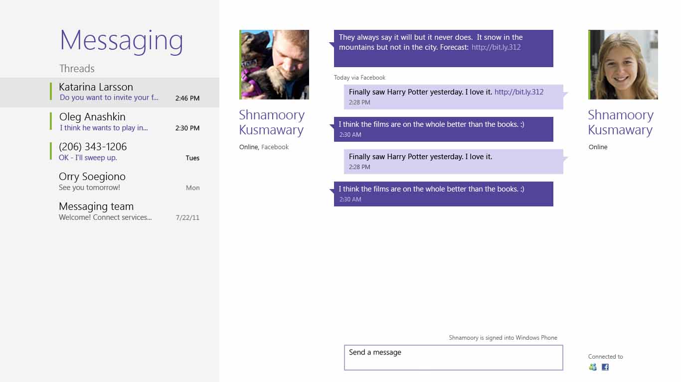 Messaging app mid release